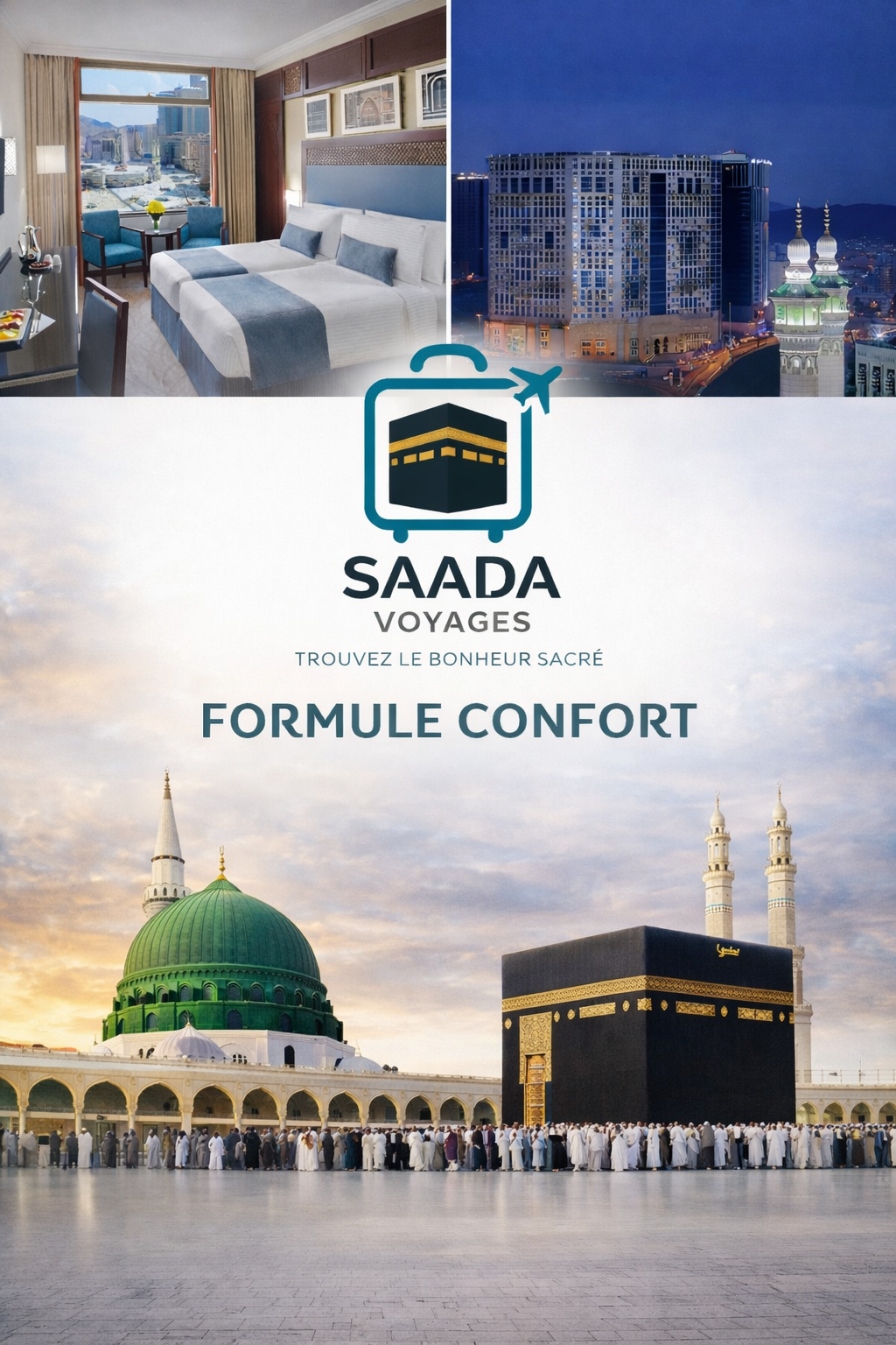 OMRA CONFORT RAMADAN DU 16 FEVRIER AU 26 FEVRIER