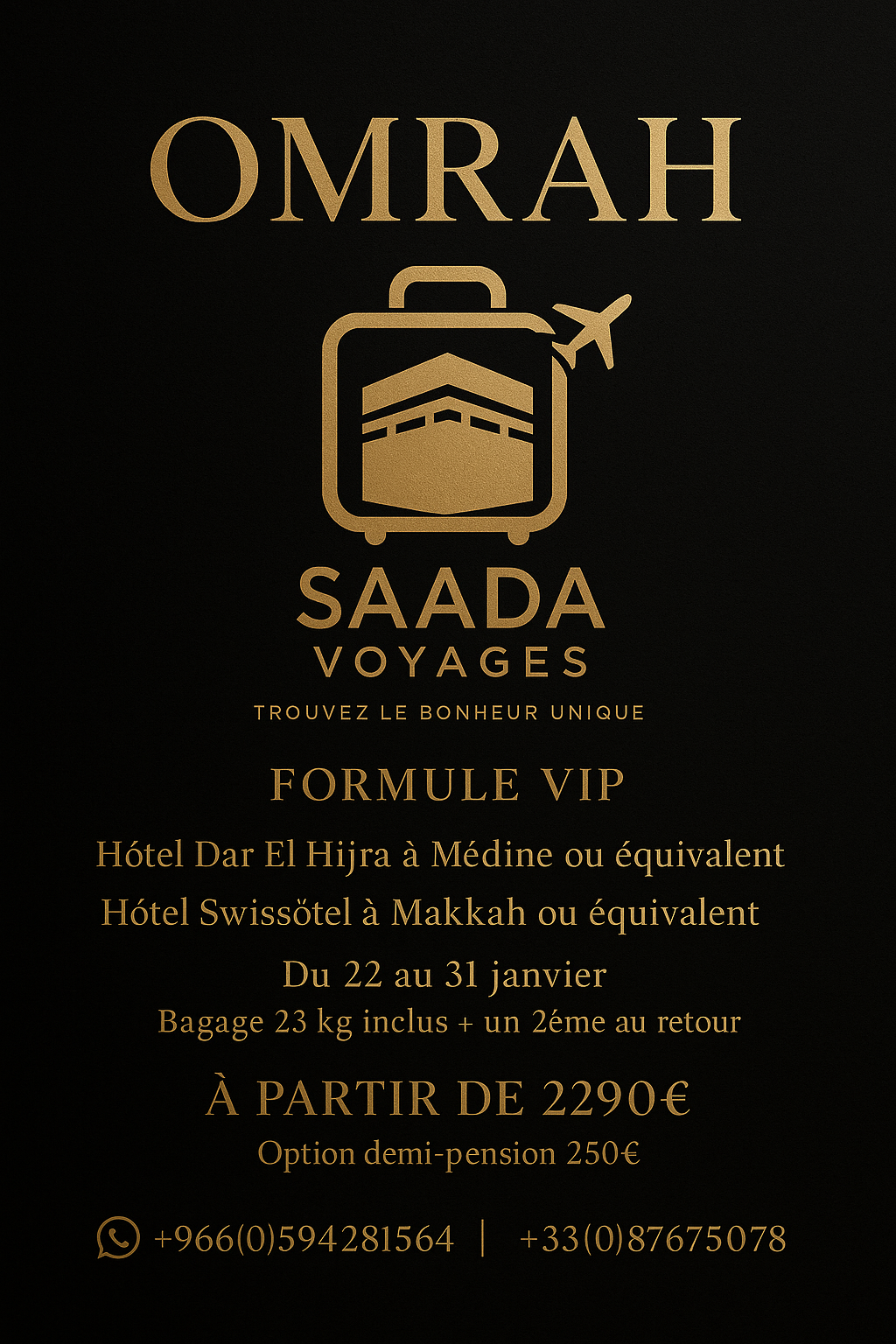 OMRA VIP - JANVIER 2026